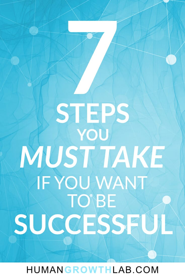 How to get success in life – 7 Key steps you must take to be successful via @humangrowthlab