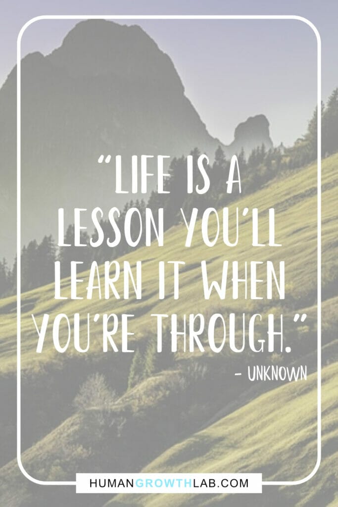 Quotes about life sucks by unknown - “Life is a  lesson you’ll  learn it when  you’re through.”
